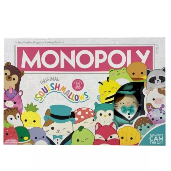 Hasbro Other - Monopoly: Original Squishmallows Collector's Edition board game. Unopened, NIB